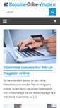 Mobile Screenshot of magazine-online-virtuale.ro